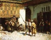 unknow artist Arab or Arabic people and life. Orientalism oil paintings  281 painting